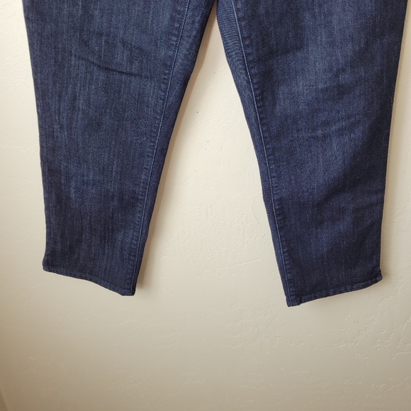 Eddie Bauer Dark Wash Curvy Crop Jeans - Picture 3 of 12